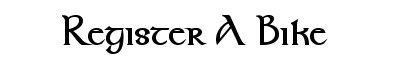 Register A Bike