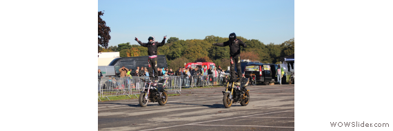 The amazing Two Brothers Stunt Team